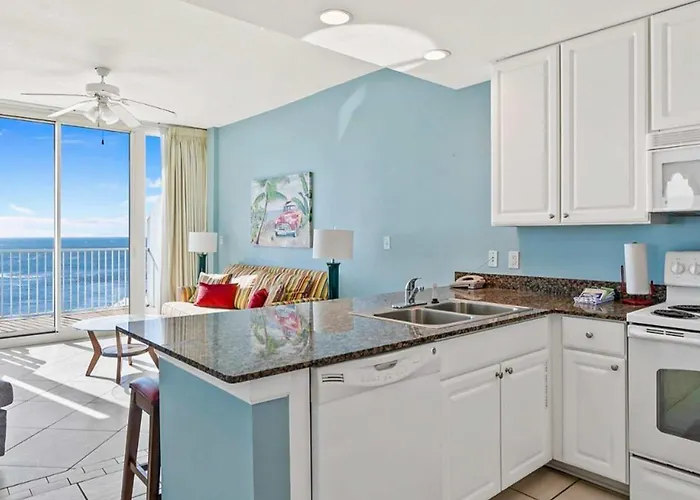 Beachfront W Great Gulf View Balcony Wifi Shared Pools Hot Tub & Saunas *